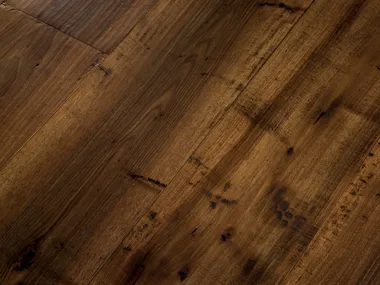 ENGINEERED WOOD PLANKS FLOOR CA' DIEDO - Walnut flooring _ FOGLIE D'ORO